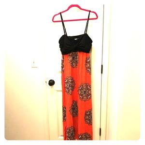 Anthropologie Maxi Dress Size Large